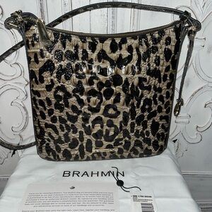 Brahmin Katie Snow Leopard NWT